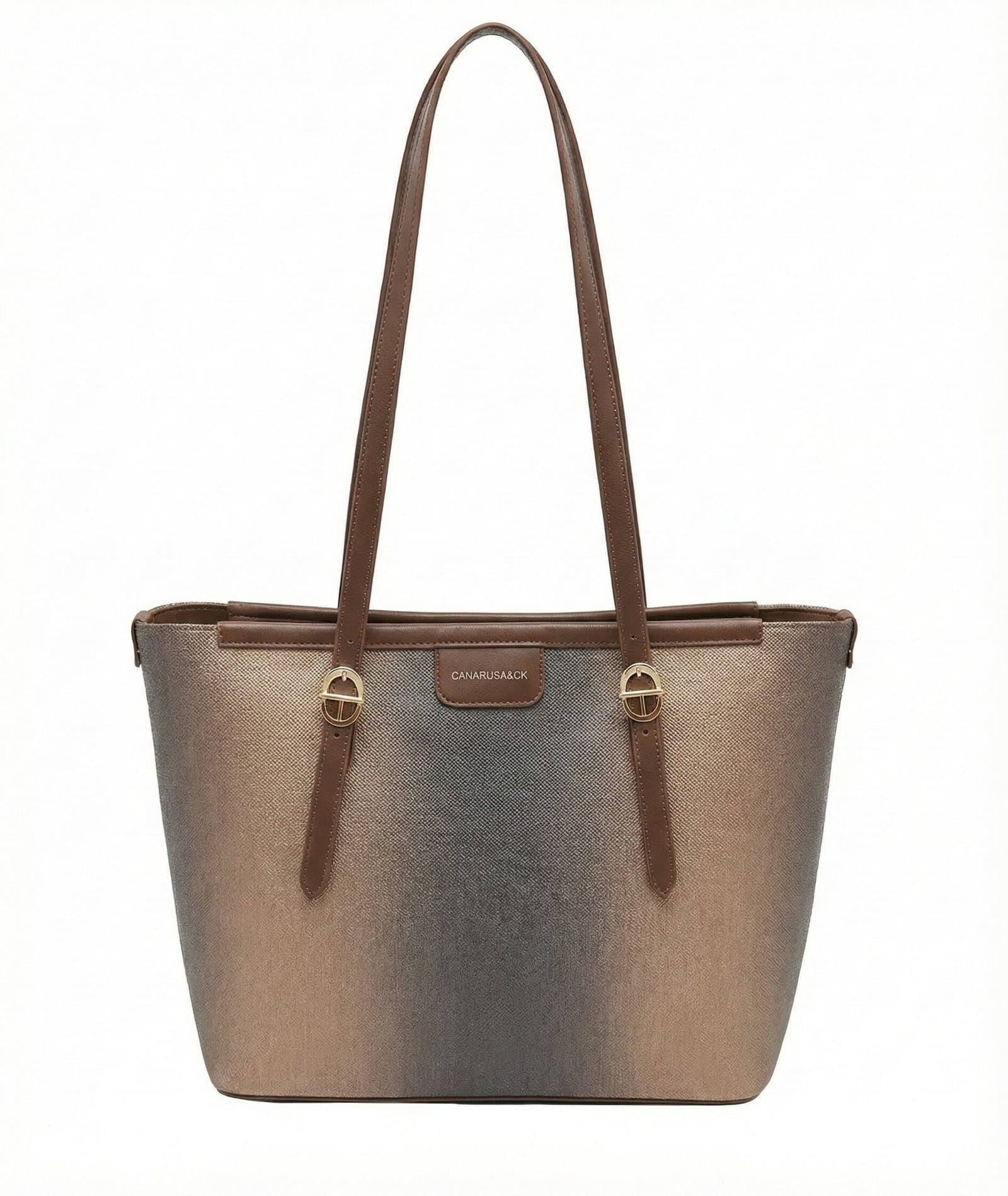The Metallic Gradient Tote – Coffee — image 1
