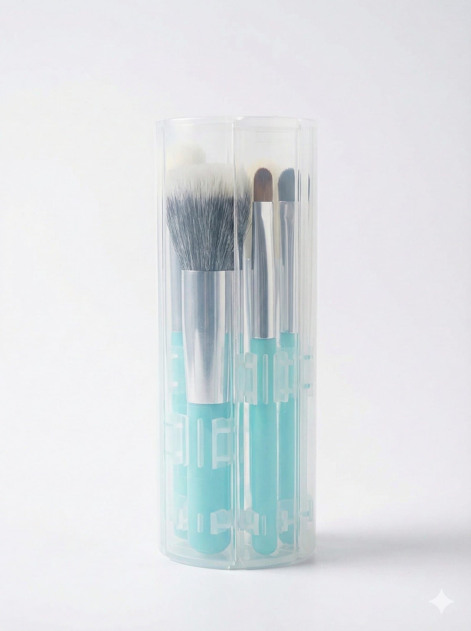 The "Mint Edition" 6-Piece Travel Makeup Brush Set with Convertible Standing Case — image 2
