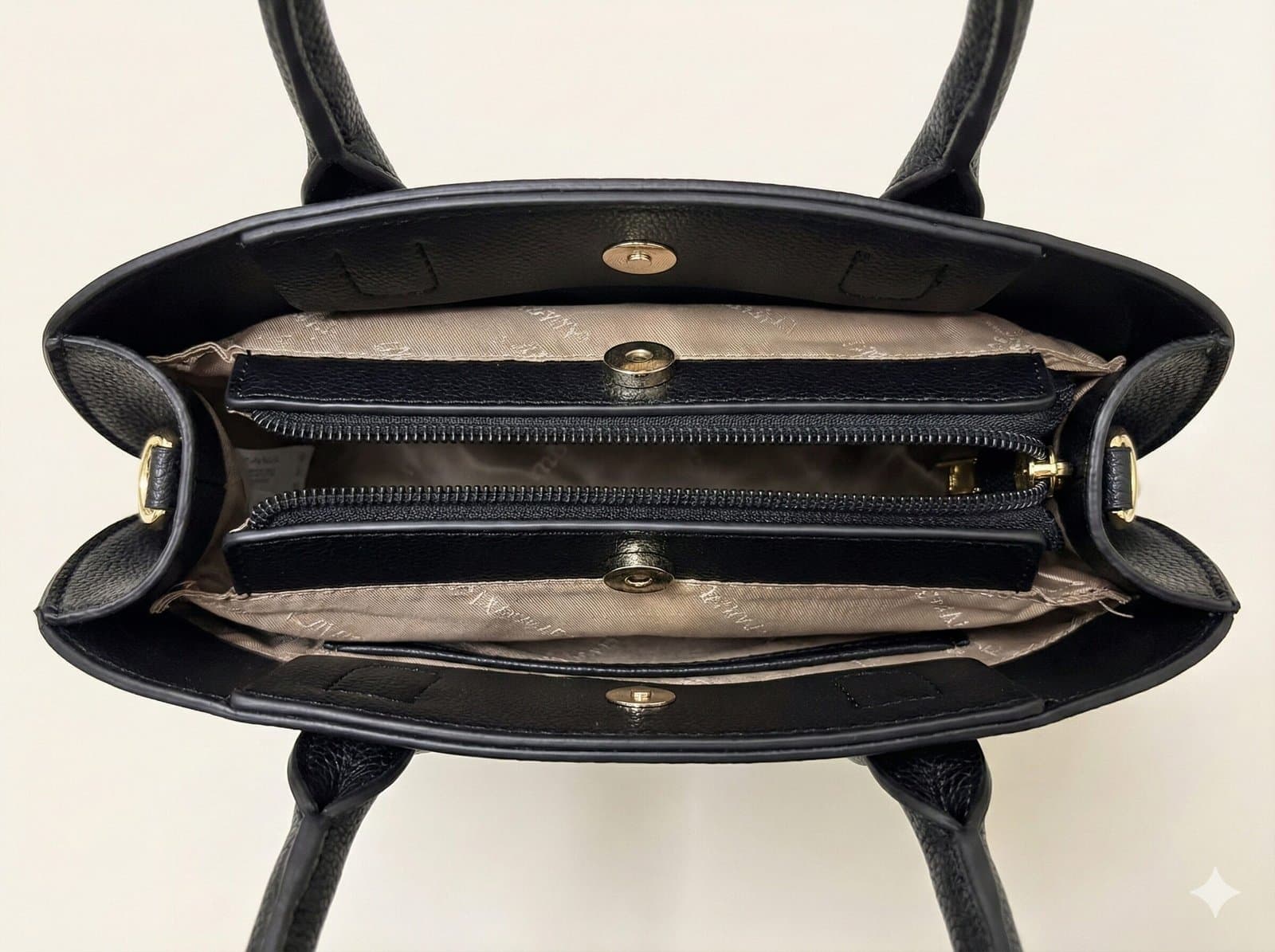 The Pebbled Dome Satchel with Charm – Classic Black — image 2