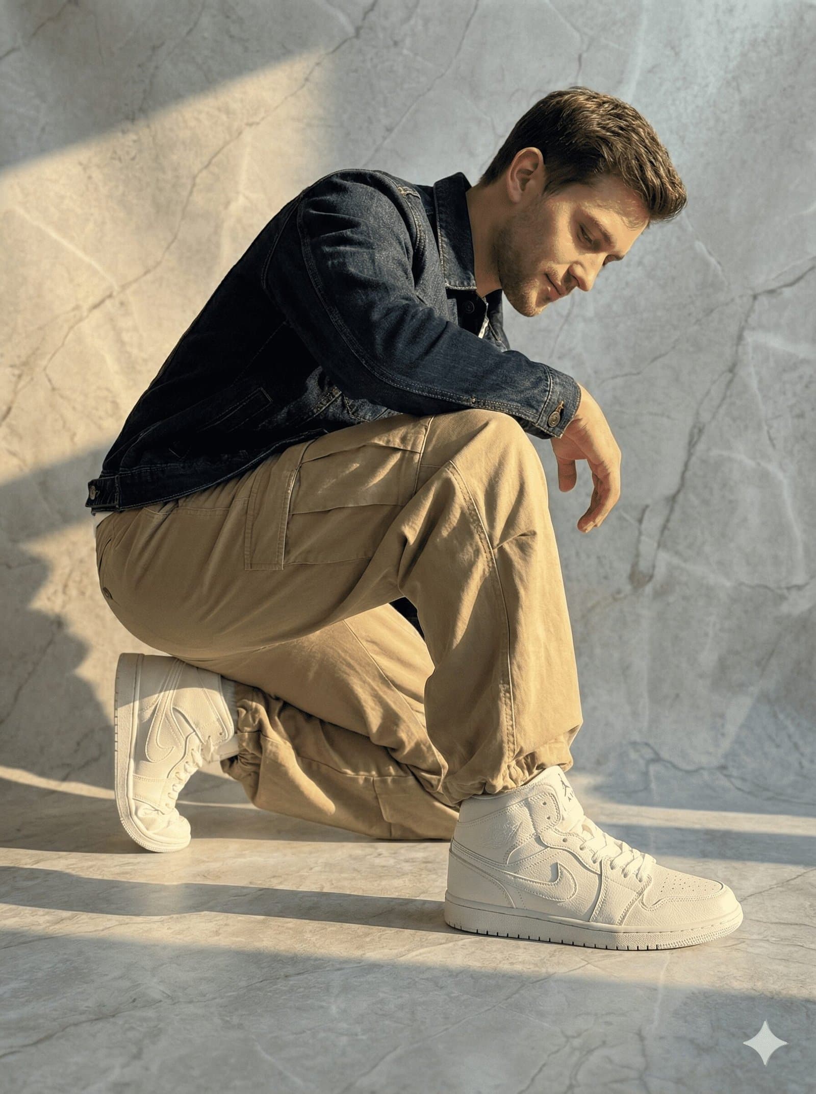 Triple White High-Top Sneakers — image 3