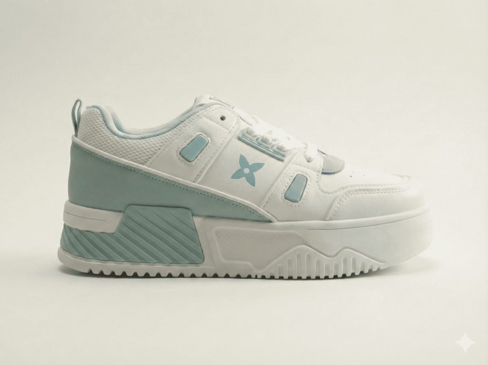 Sky Blue Block Platform Sneakers — image 2
