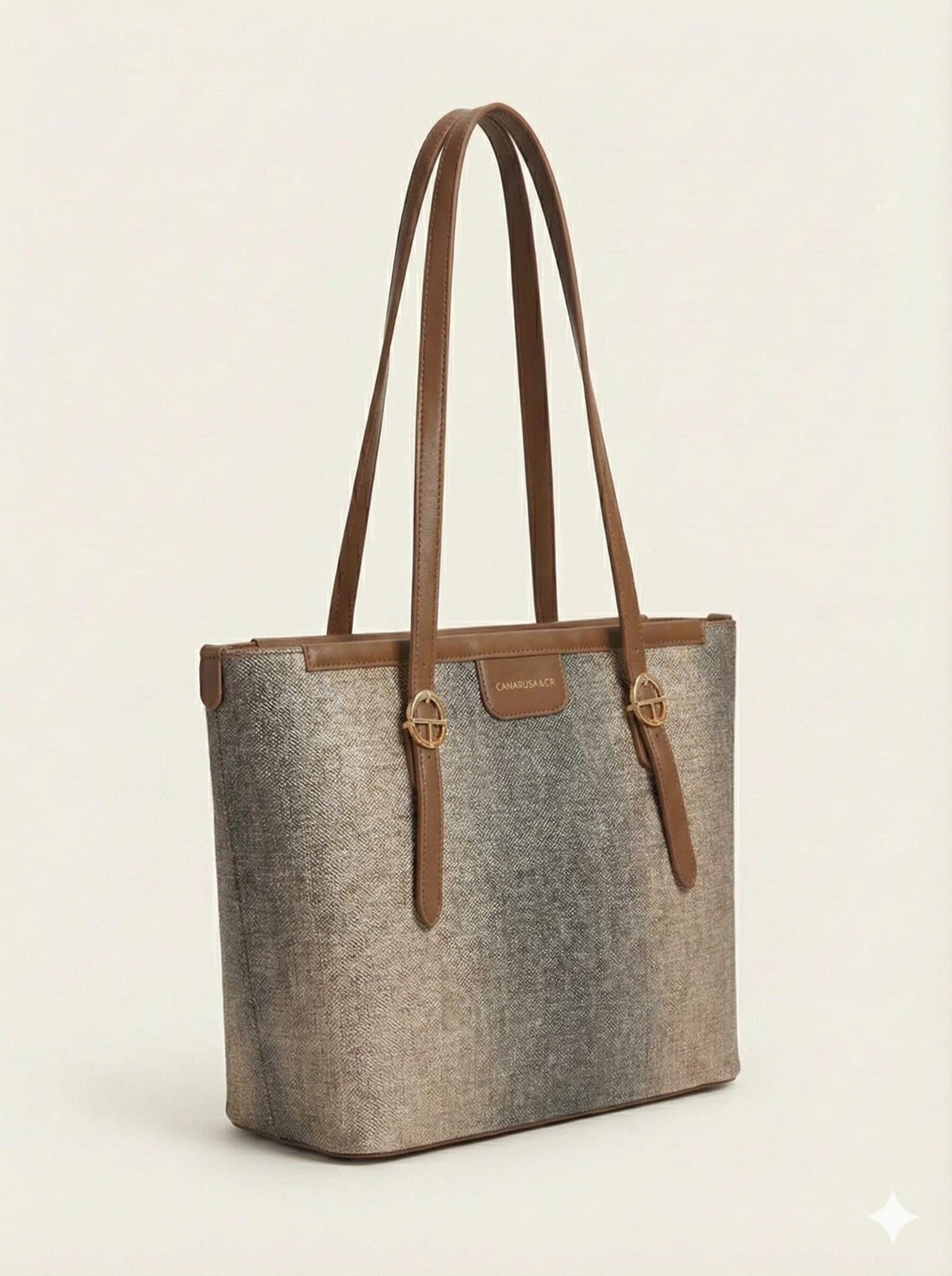 The Metallic Gradient Tote – Coffee — image 3