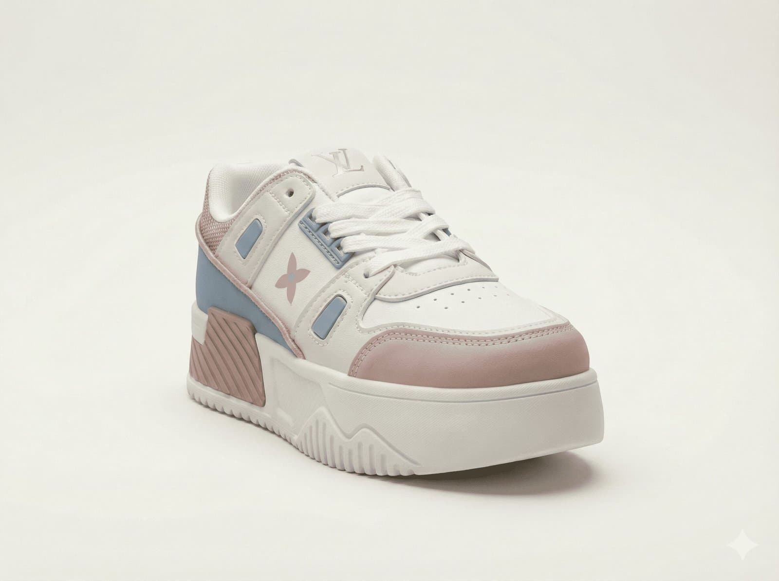 Pastel Block Lux Platform Sneakers — image 5