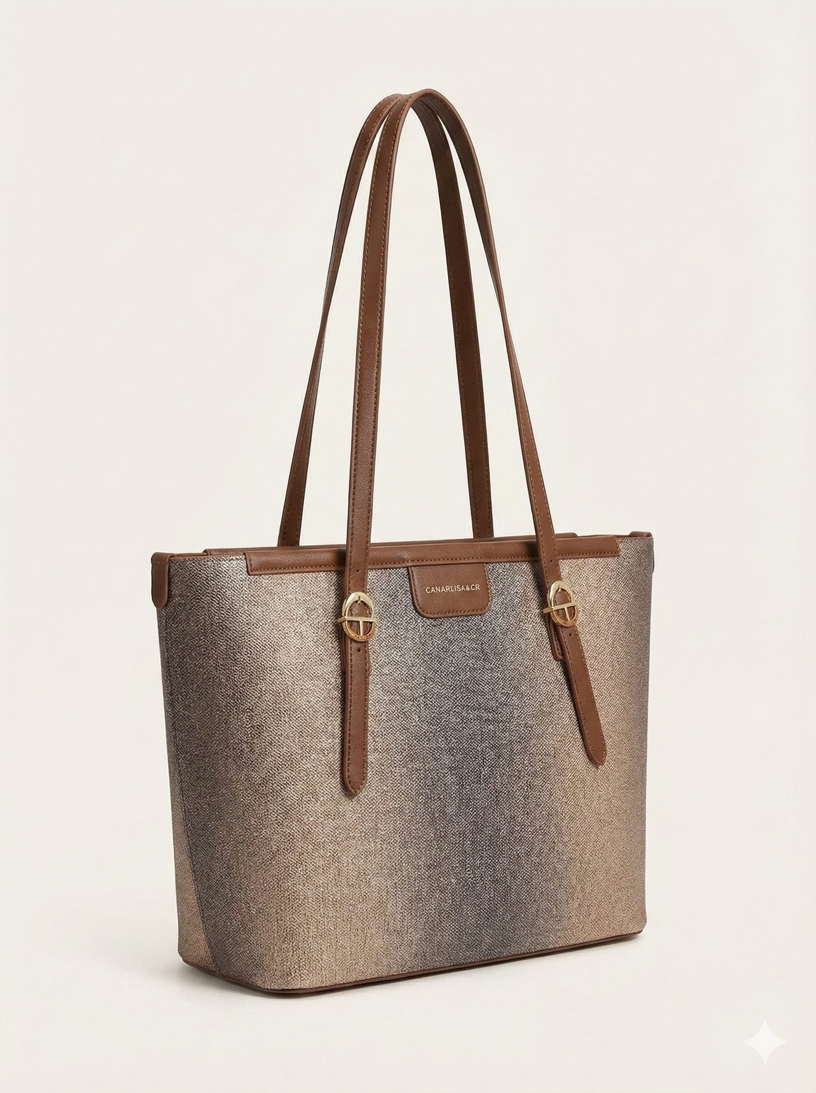 The Metallic Ombré Shopper – Bronze Gradient — image 3