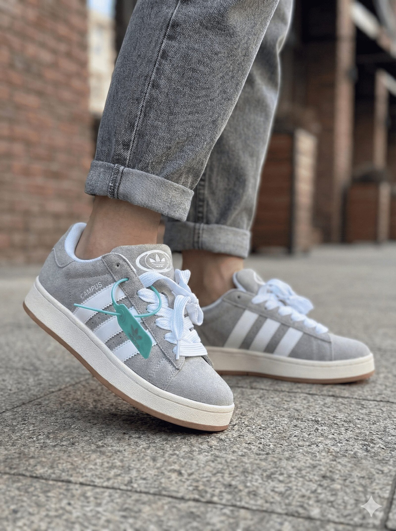 Grey Campus Sneakers — image 1