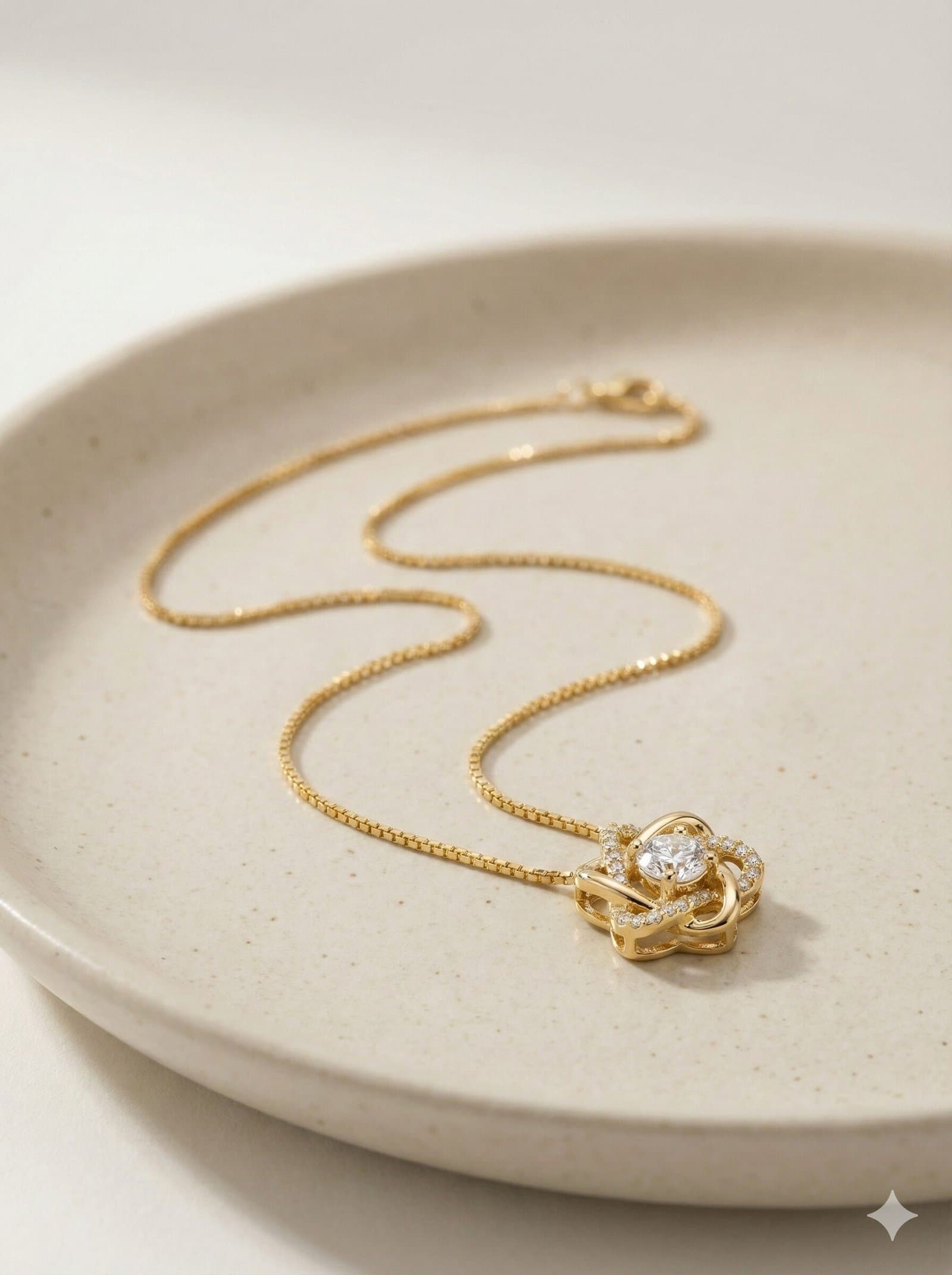 Radiant Interlocking Star Crystal Jewelry Set — image 3