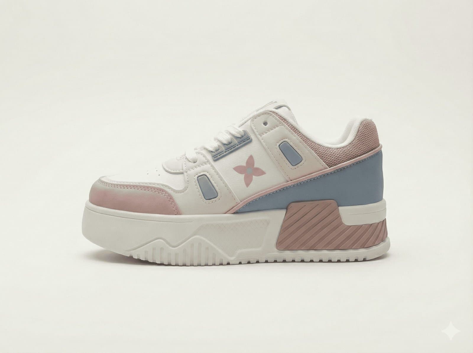 Pastel Block Lux Platform Sneakers — image 3