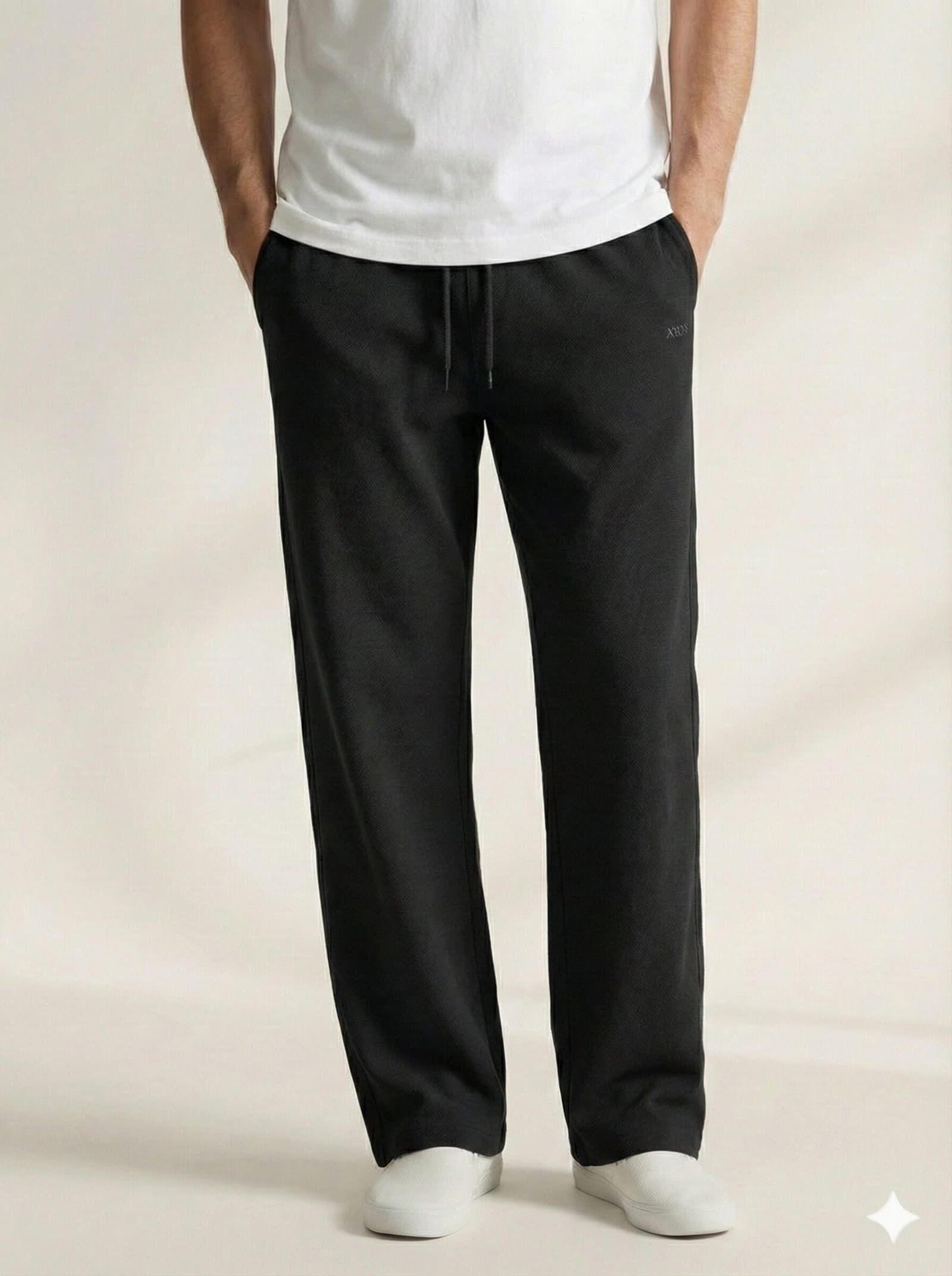 The Black Waffle Pant — image 1