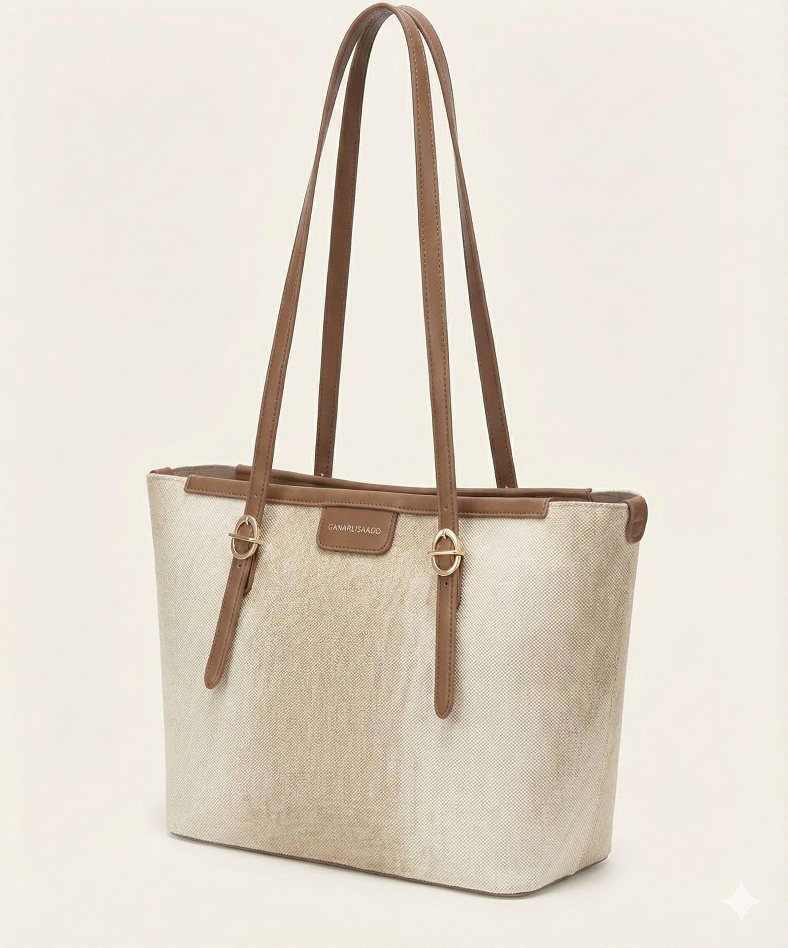 The Metallic Gradient Tote – Champagne Gold — image 2