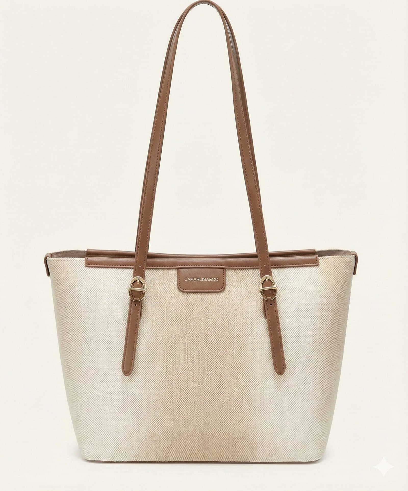 The Metallic Gradient Tote – Champagne Gold