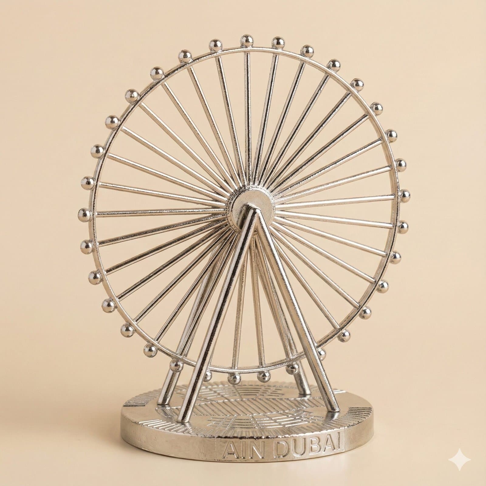 Premium Silver Ain Dubai Replica Model – Iconic Dubai Landmark Souvenir — image 2