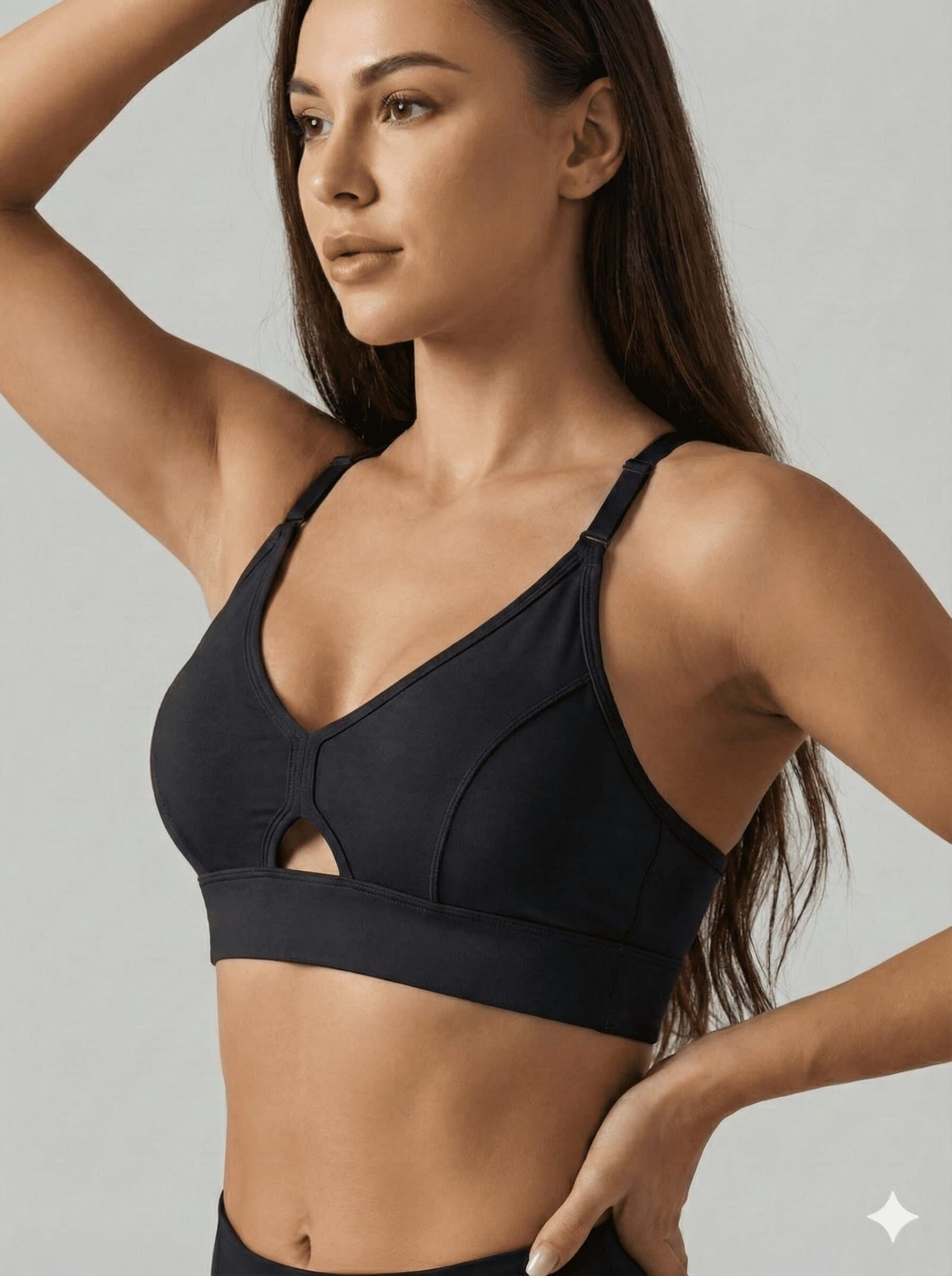Keyhole Adjustable Sports Bra