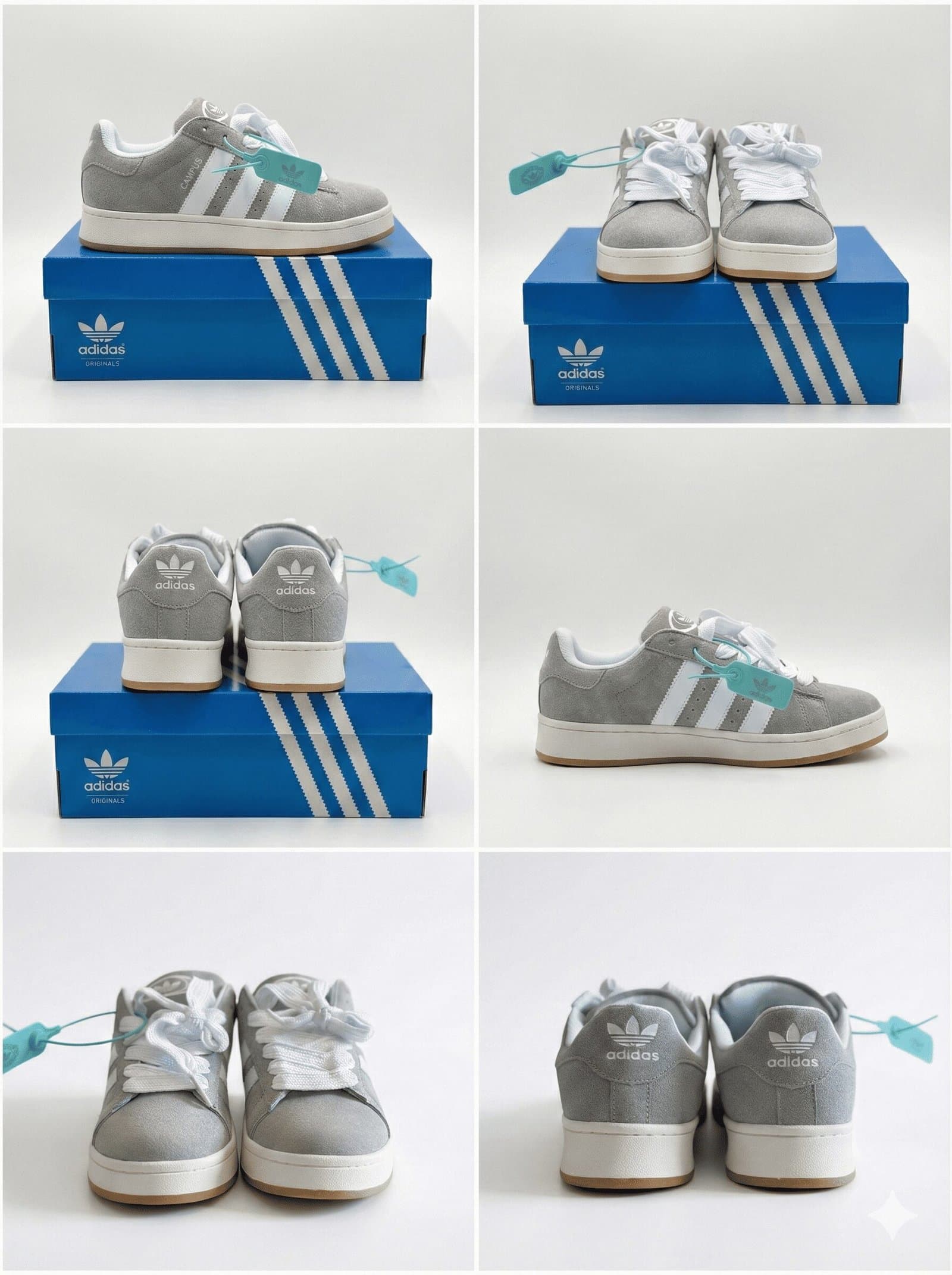 Grey Campus Sneakers — image 4
