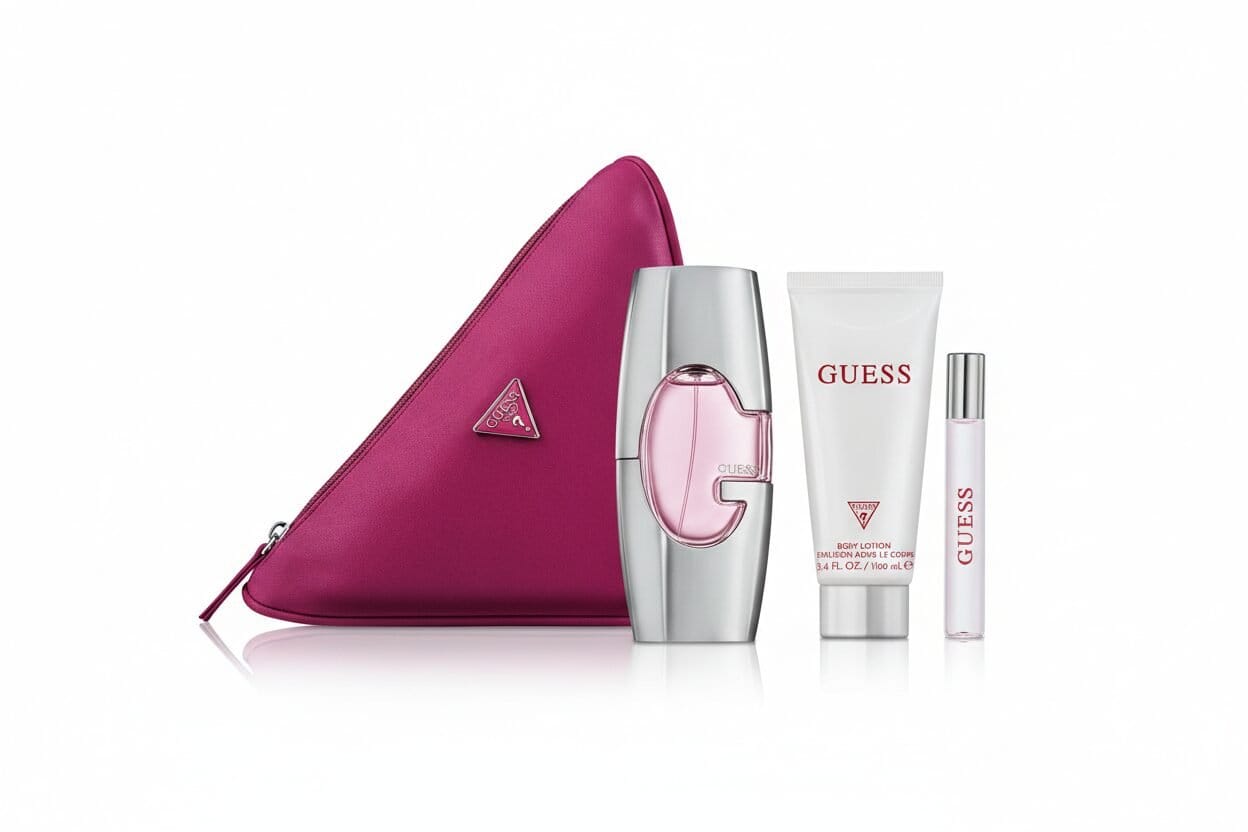 GUESS Pink Fragrance & Beauty Gift Set for Women