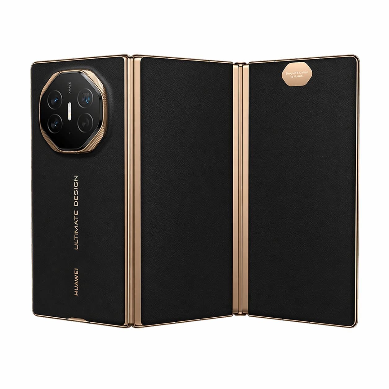 HUAWEI Mate XT | ULTIMATE DESIGN Super Slim Tri-Fold Design Smartphone, 16GB+512 GB, Ultra Aperture XMAGE Camera, 10.2-inch Hi-Res HUAWEI X-True Display + MultiView in One, BLACK