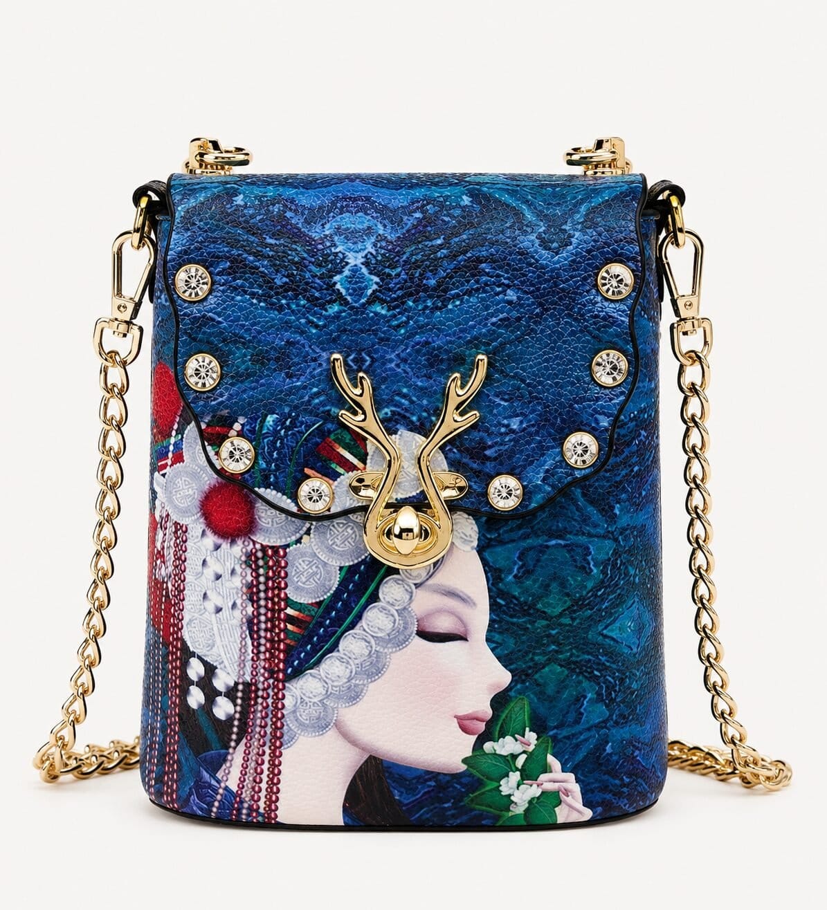Royal Ethnic Art Chain Sling Bag