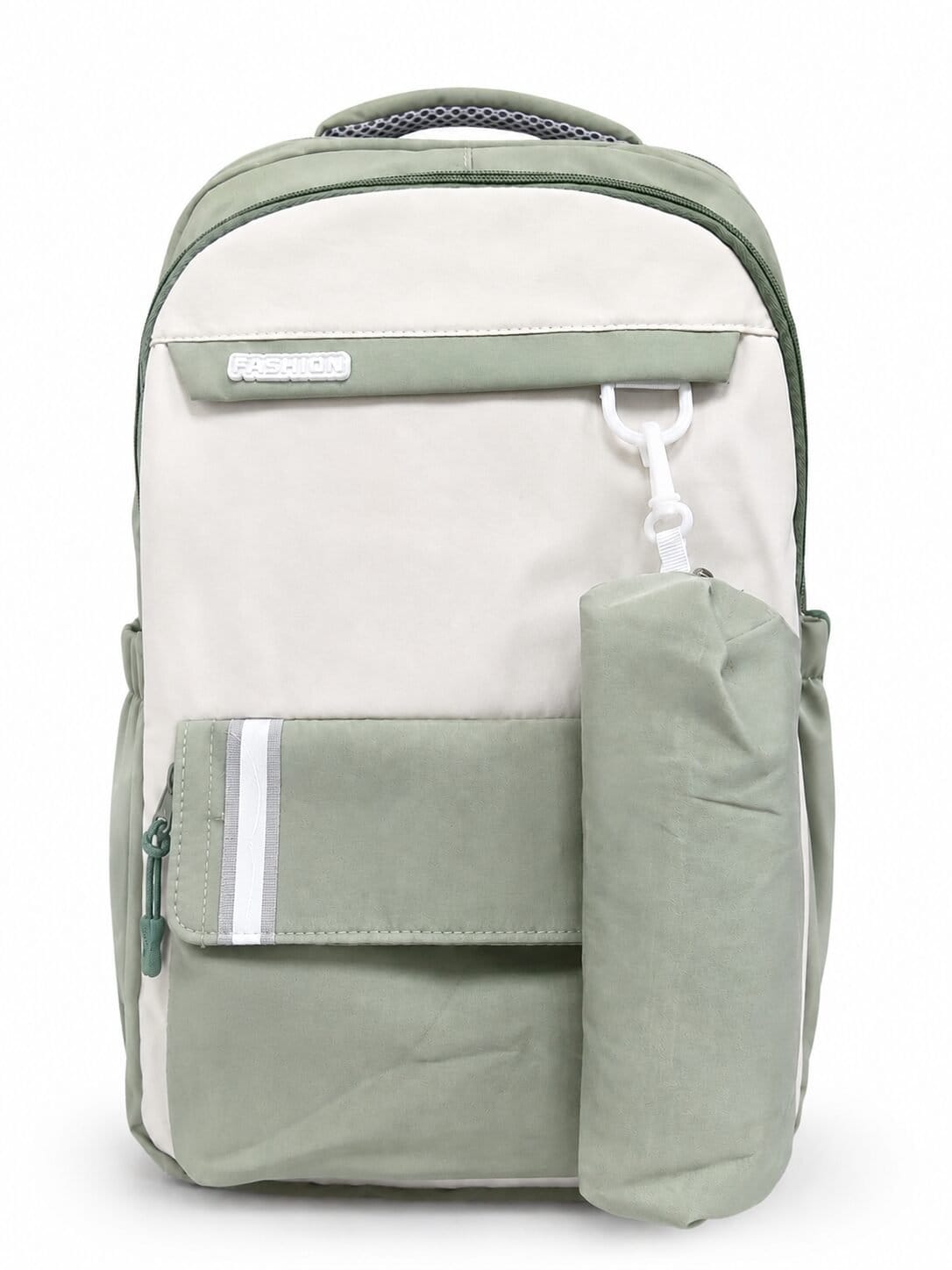 Sage Minimalist Utility Backpack with Bottle Pouch