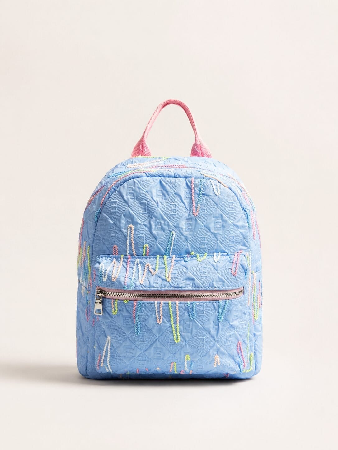 Candy Stitch Quilted Mini Backpack