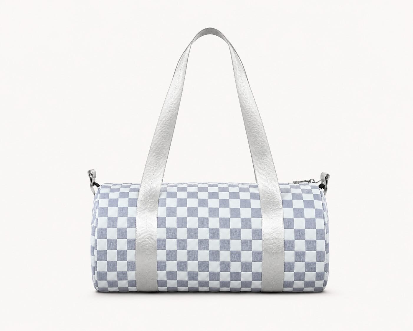 Pastel Checkered Duffle Gym Bag