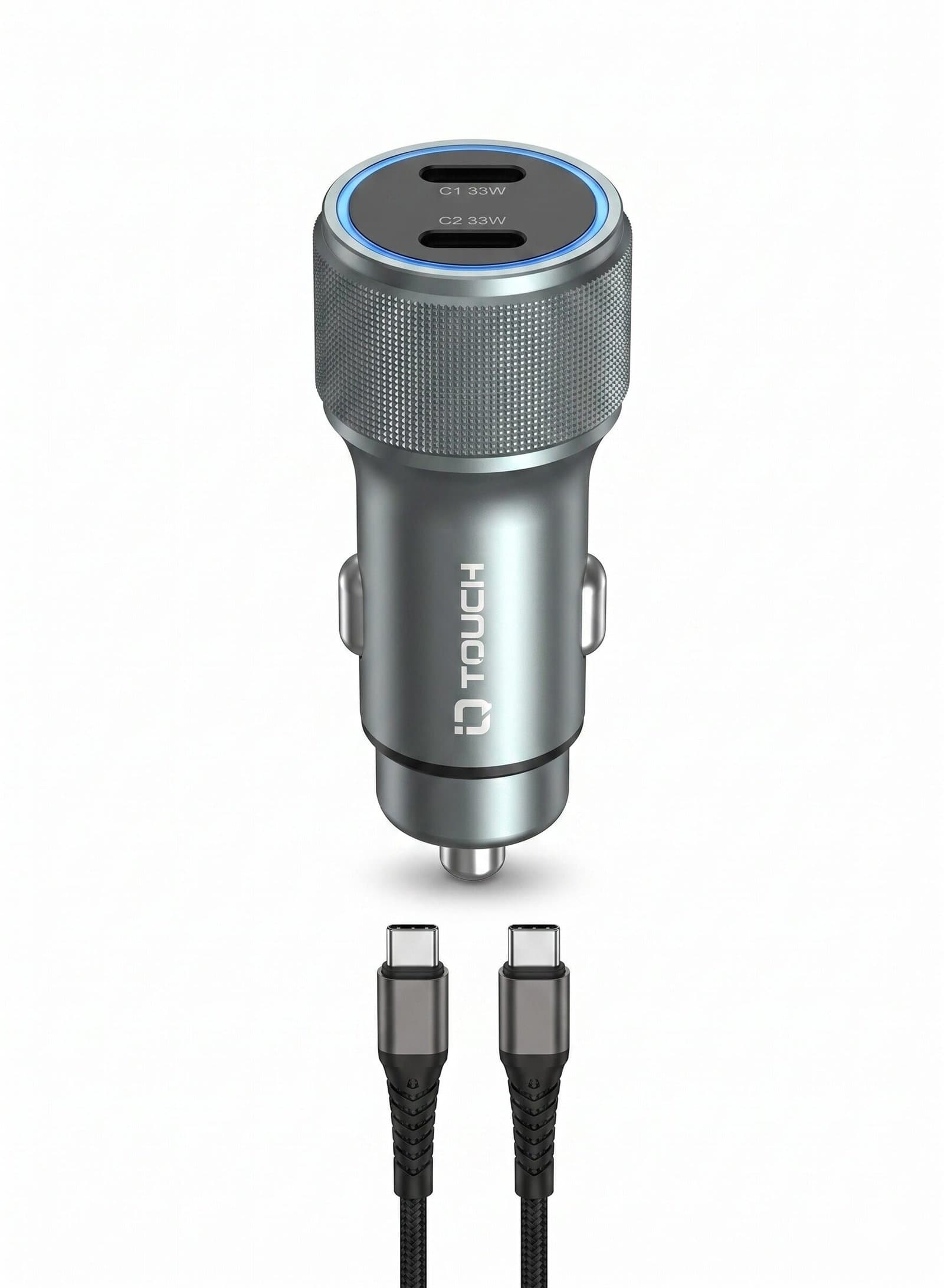 iTOUCH Dual 66W Fast Charge Car Charger Set