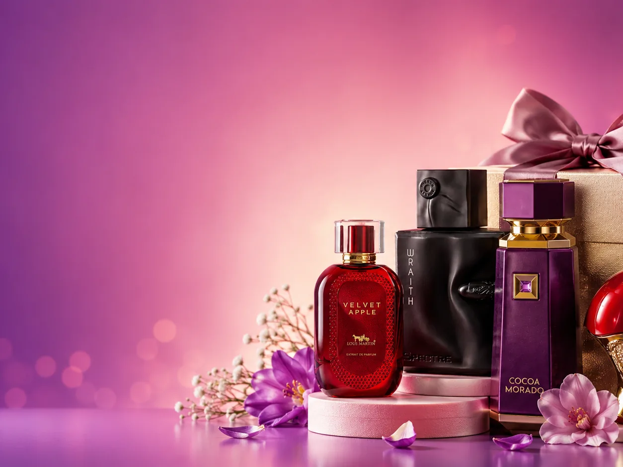 Designer and oud perfume bottles