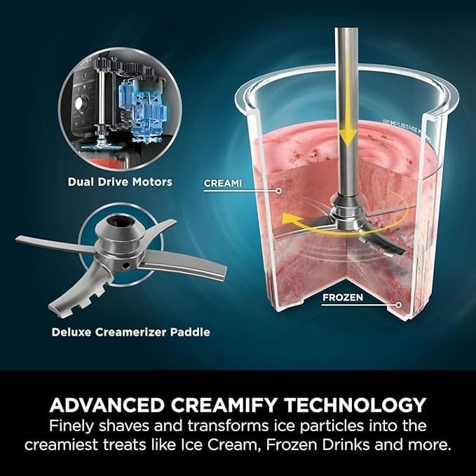 ninja creami deluxe ice cream maker & frozen