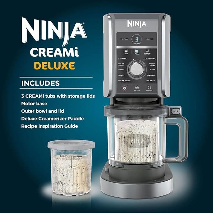 ninja creami deluxe ice cream maker & frozen