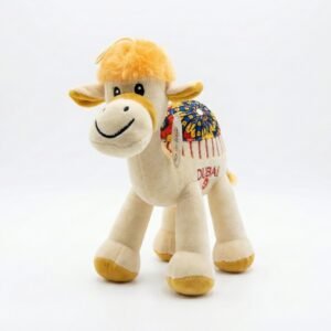 "sunny" dubai edition – orange & mosaic plush camel souvenir