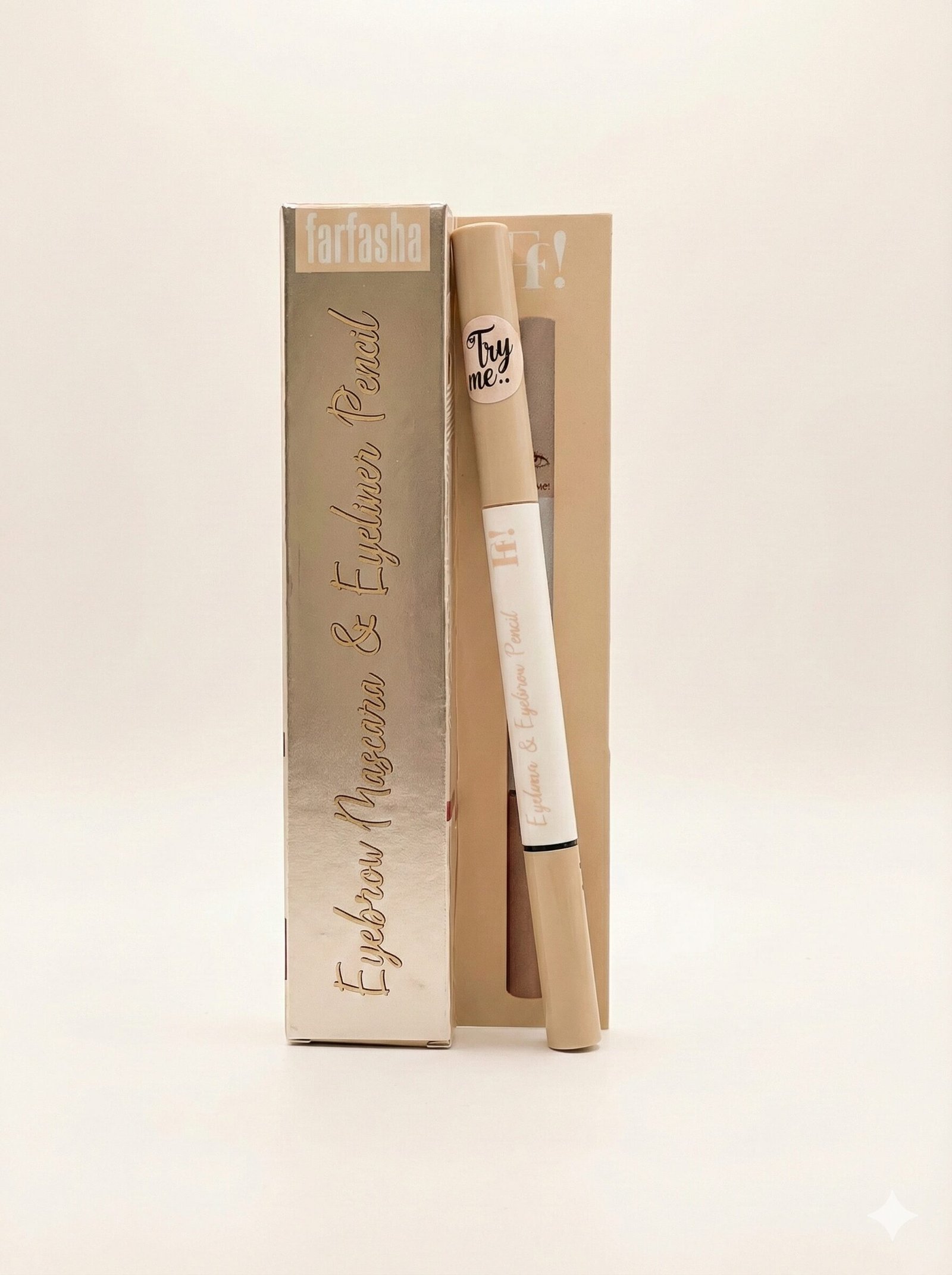 farfasha dual ended eyebrow mascara & eyeliner pencil duo