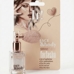 turkish face & body shimmer dust holographic pink