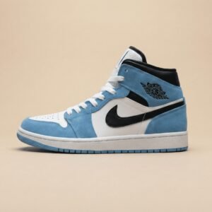 top court sneaker university blue & black