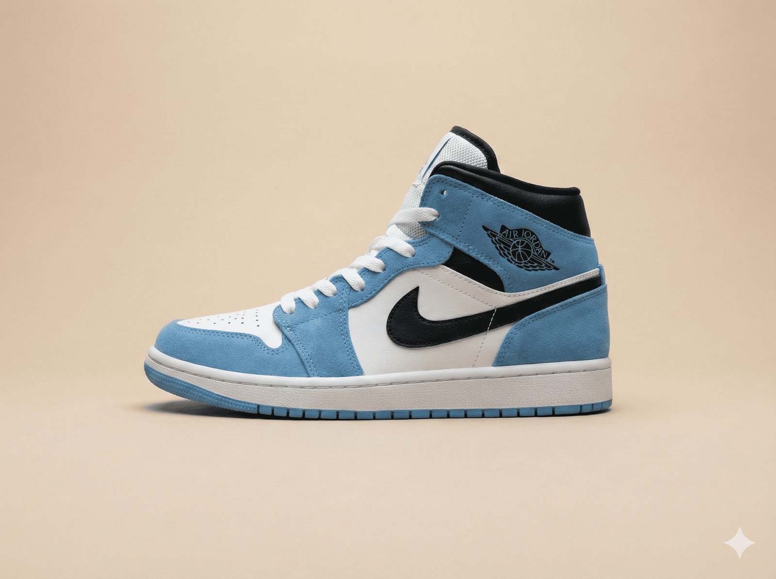 top court sneaker university blue & black