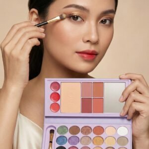 purple edition all in one eyeshadow & face palette