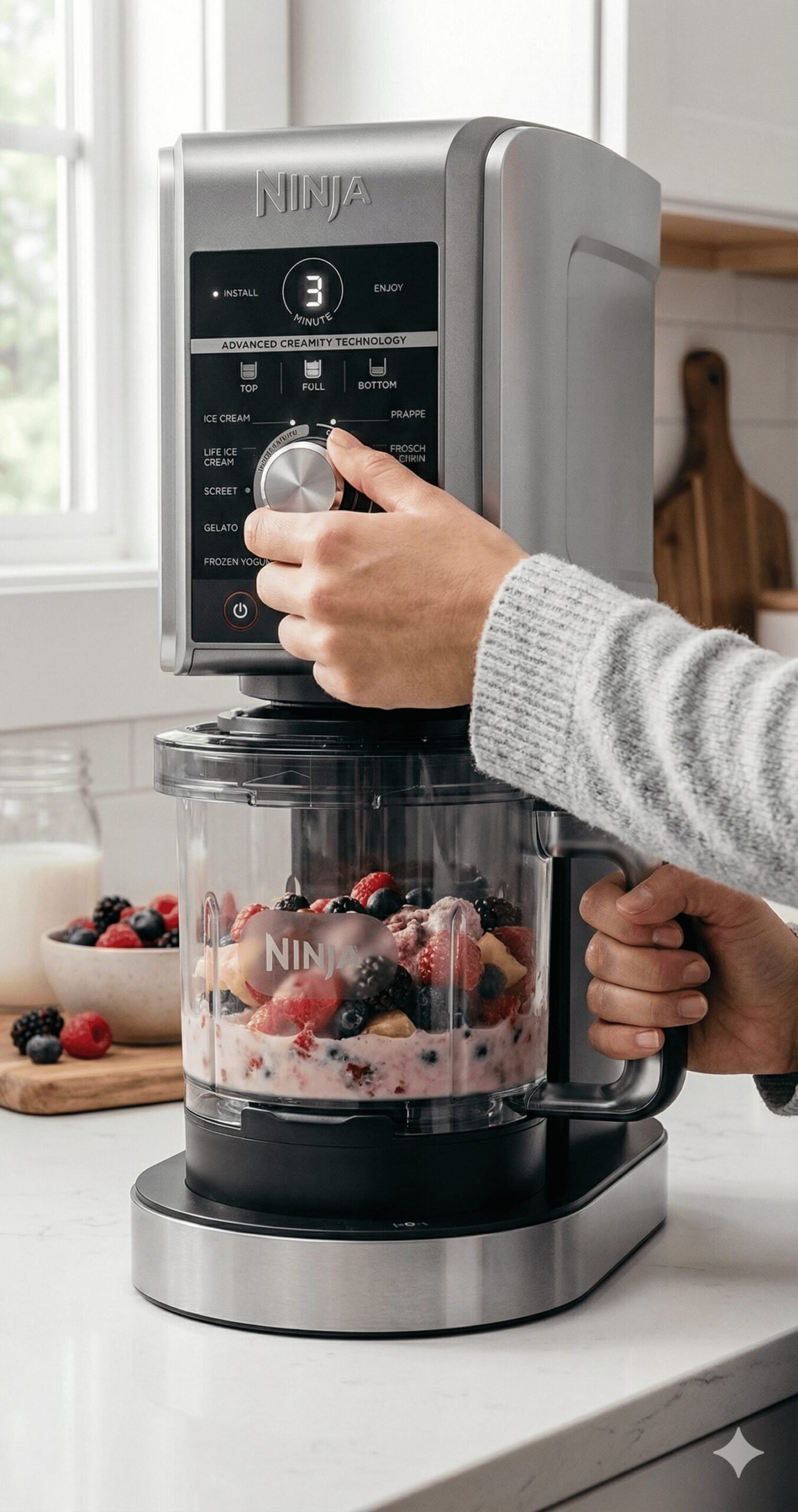 ninja creami deluxe ice cream maker & frozen