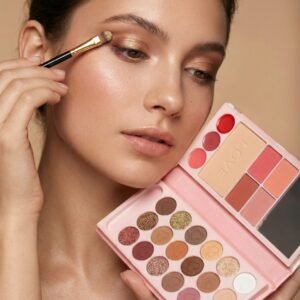pink all in one eyeshadow & face palette