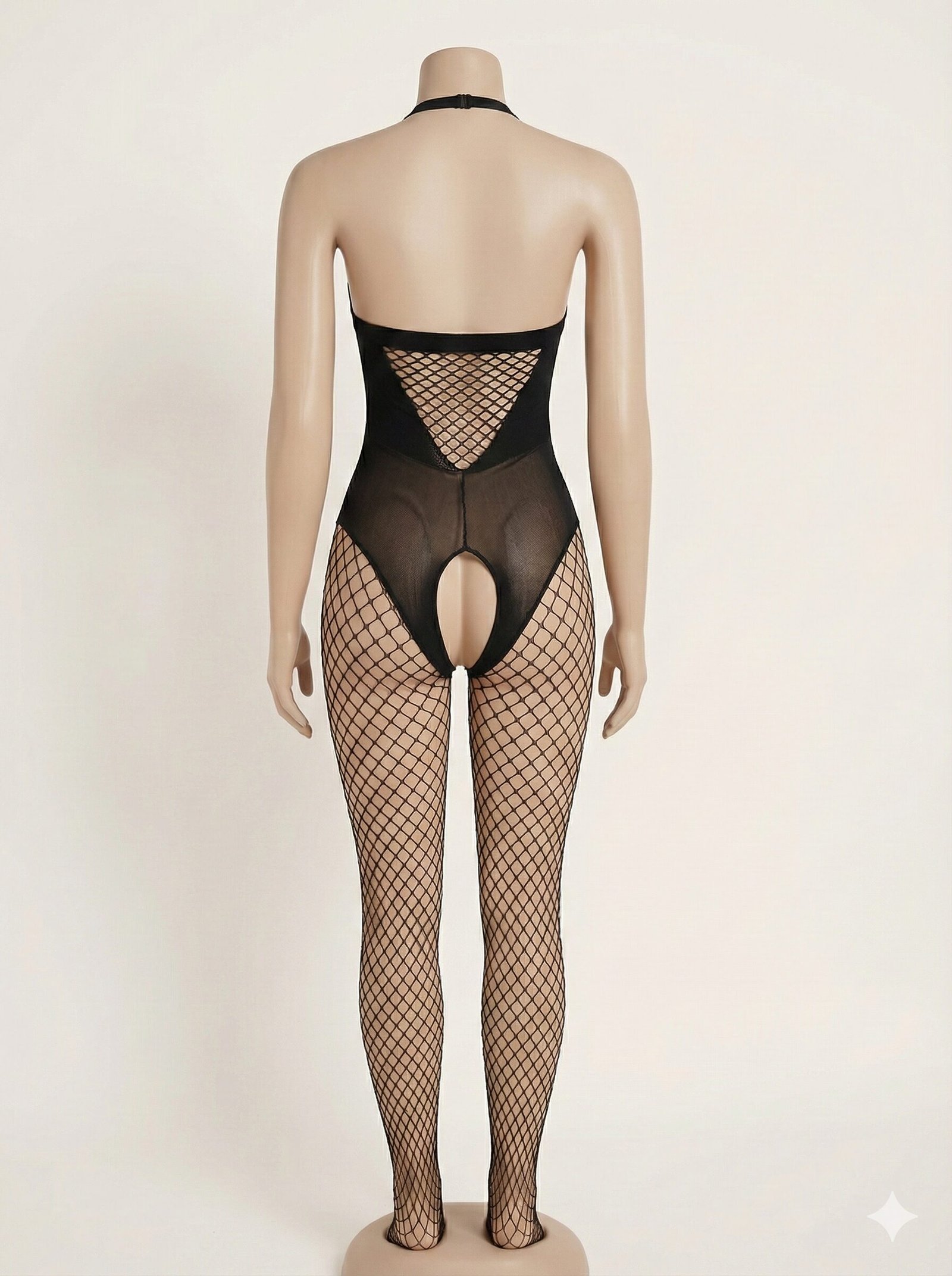 sexy black net bodystocking