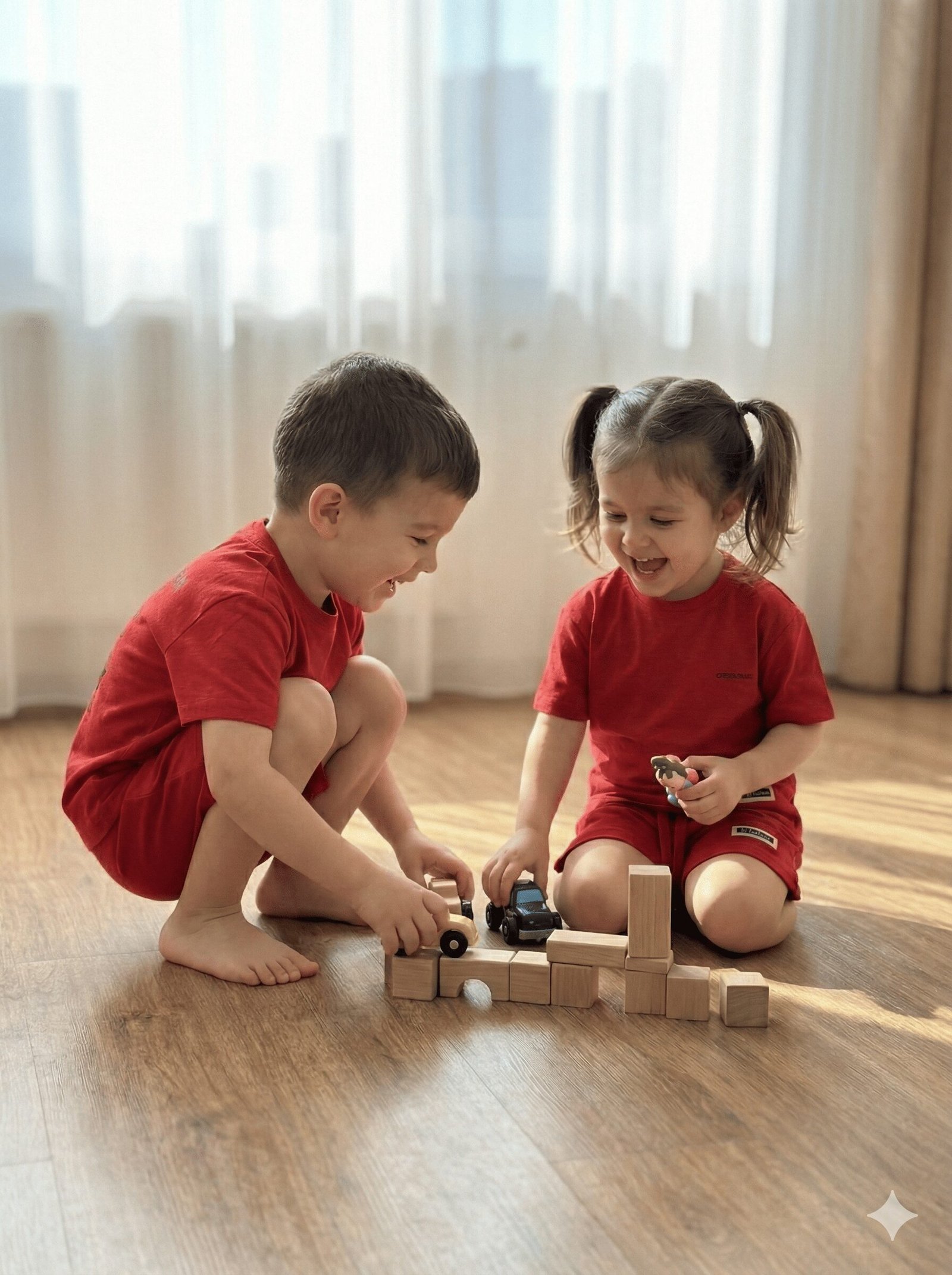 "hi fashion" bold red streetwear duo