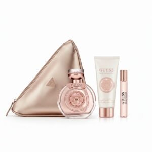 GUESS Bella Vita Rosa Fragrance Gift Set for Women with Rose Gold Travel Pouch