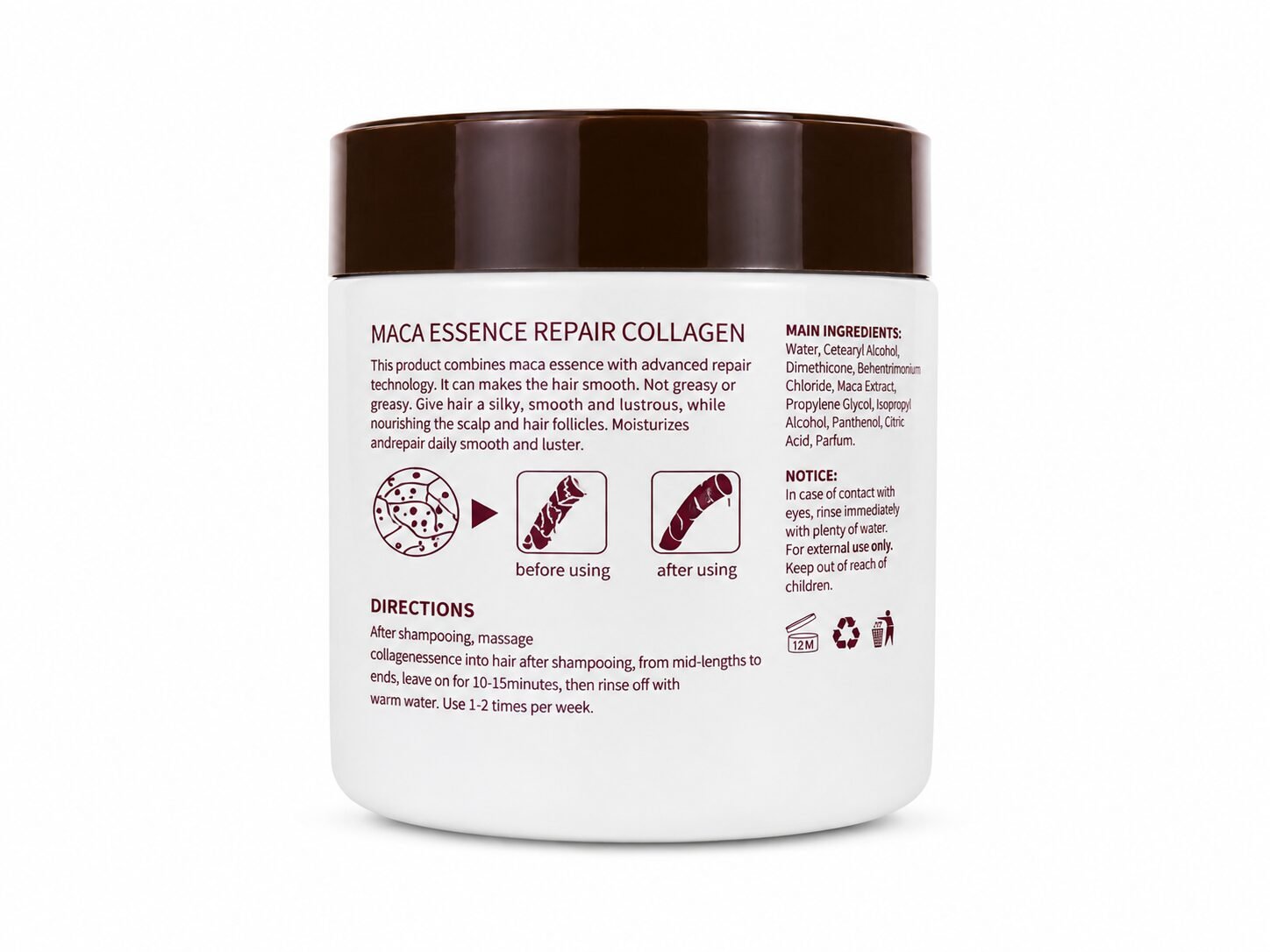 Karseell Maca Power Collagen Hair Treatment Mask – Deep Repair Formula - Image 2