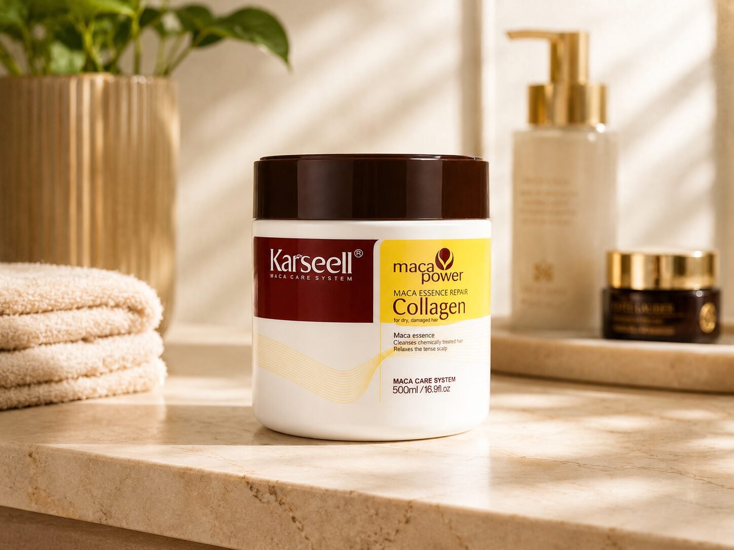 Karseell Maca Power Collagen Hair Treatment Mask – Deep Repair Formula - Image 4