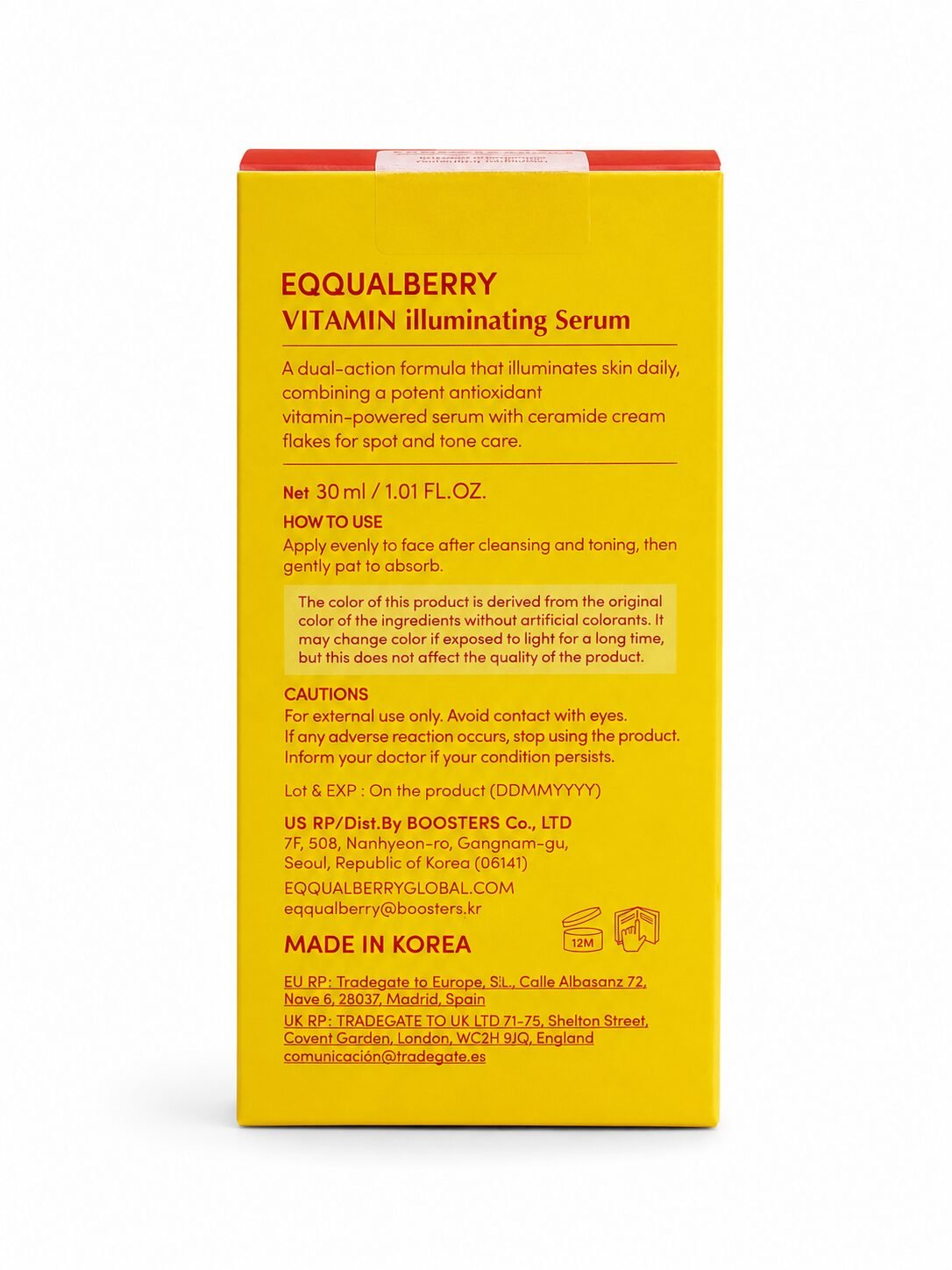 EQQAL BERRY Glow Filter Vitamin Illuminating Serum 30ML - Image 3