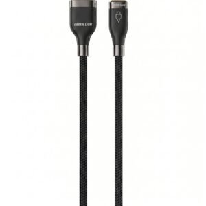 USB-A to Micro PVC Cable / 1m Cable Length / High Transfer Speed / 12W Power Charging / Secure & Safe / Wide Compatible / Charge & Sync / 10,000 Bends Life Span - Black